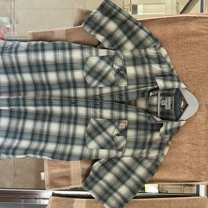 Carhartt short sleeve button down shirt